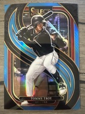 2025 Panini Select Premier Level Tommy Troy #193 Light Blue Prizm/199