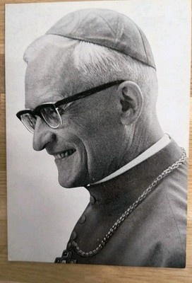 Kardinal Joseph Höffner -ehm.  Erzbischof von Köln- Signiertes Bild 