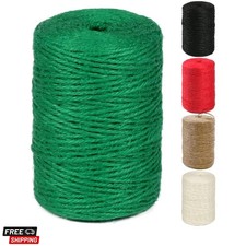 PerkHomy Natural Jute Twine 600 Feet Long Colored Twine Rope for Crafts Gift ...