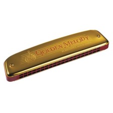 Hohner GoldMelody Tremolo Harmonica 2416/40 40 Valve Duet Vintage Used 66k