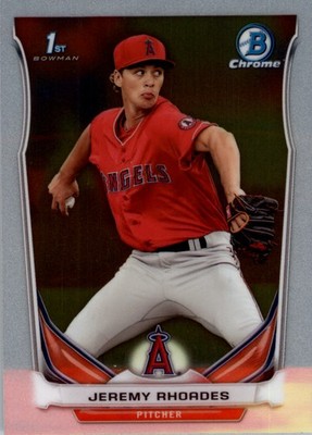 2014 Bowman Chrome Draft Baseball Card #CDP113 Jeremy Rhoades