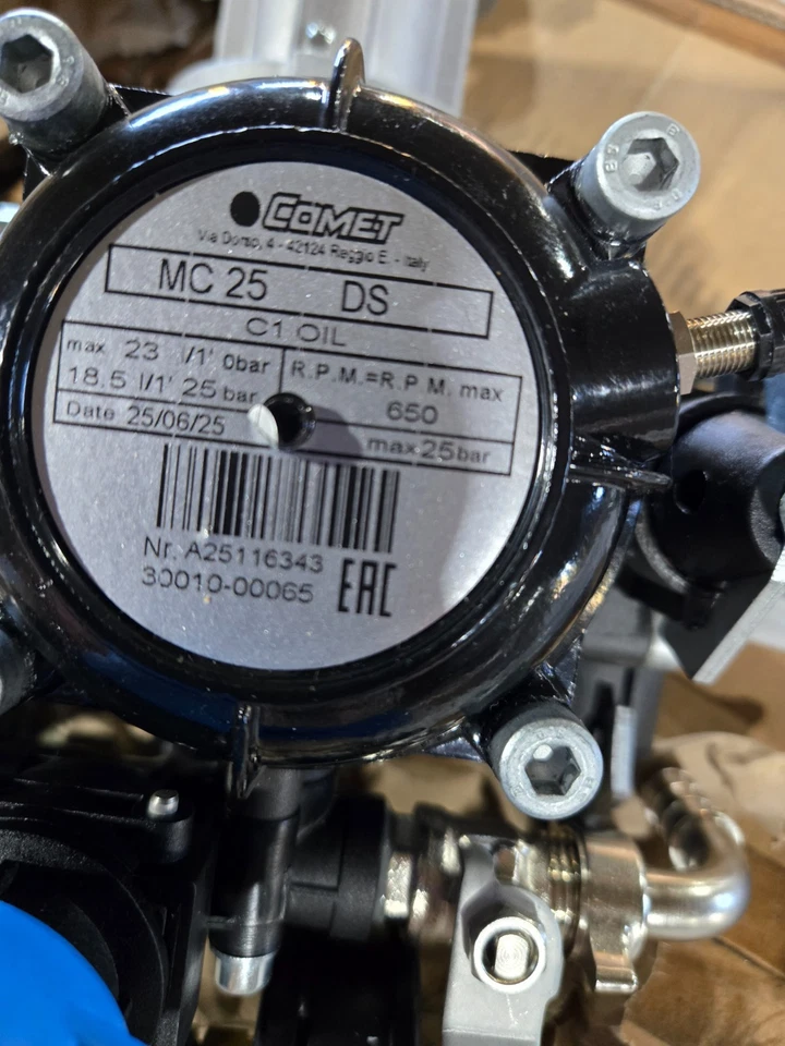 BOMBA DE DIAFRAGMA COMET MC25DS -EQUIPO DE PULVERIZACIÓN AGRÍCOLA Foto 3 de 4