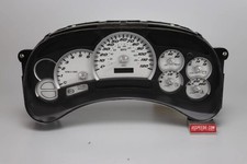 Us Speedo White Silveradosierra Gauge Face For Clusters 03-05 1500 Gas
