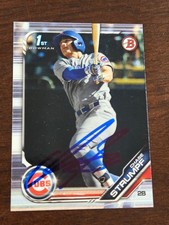 2019 Bowman b CHASE STRUMPF Cubs In-Person Signed Autographed AUTO