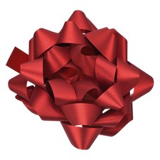 10 Inch Large Gift Bow Glitter Christmas Bows Red for Gift Wrap