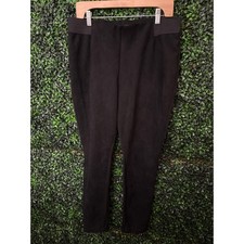 Chaps, Black Suede, Velvety feel, stretch, pants, Size XL