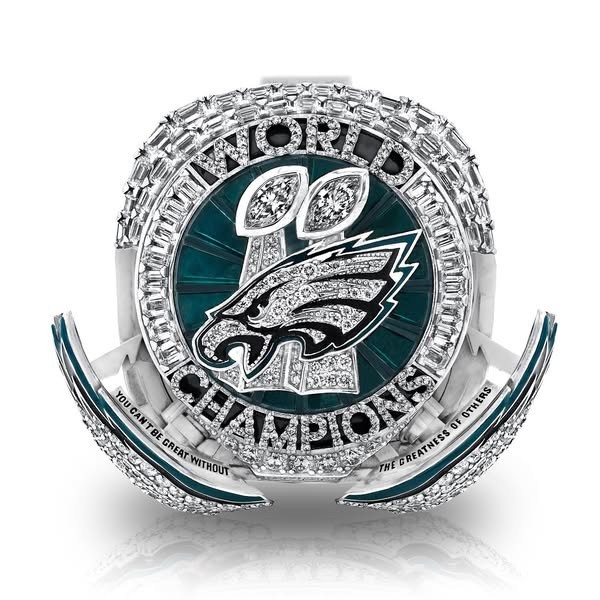 2025 Phi 🦅 Super Bowl Rings #1 HURTS WING OUT Size 9/11/13