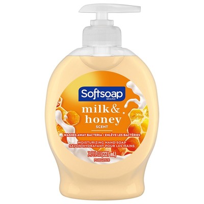 Softsoap Natural Moisturizing Liquid Hand Soap Milk & Golden Honey Scent 7.5oz