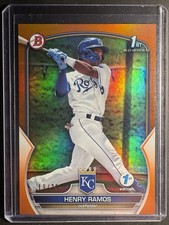 2023 Bowman  1st Edition Henry Ramos Orange 19/25 BPPF-96