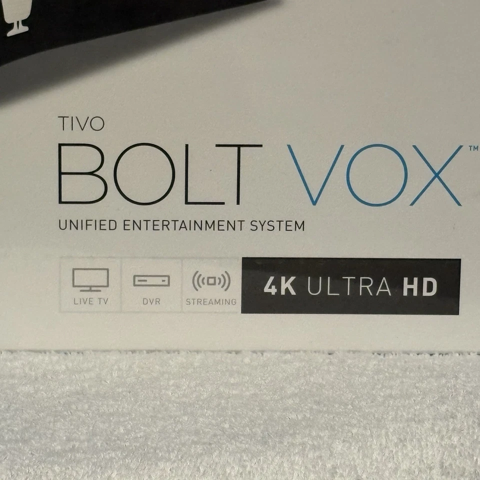 TiVo Bolt Vox 3TB 4K DVR & Streaming Media Player TCD849300V New Sealed Ultra HD - Image 3 of 4