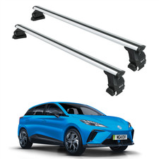 For MG MG4 2022-2025 Roof Rack System, Aluminum Cross Bar, Normal Roof, Silver
