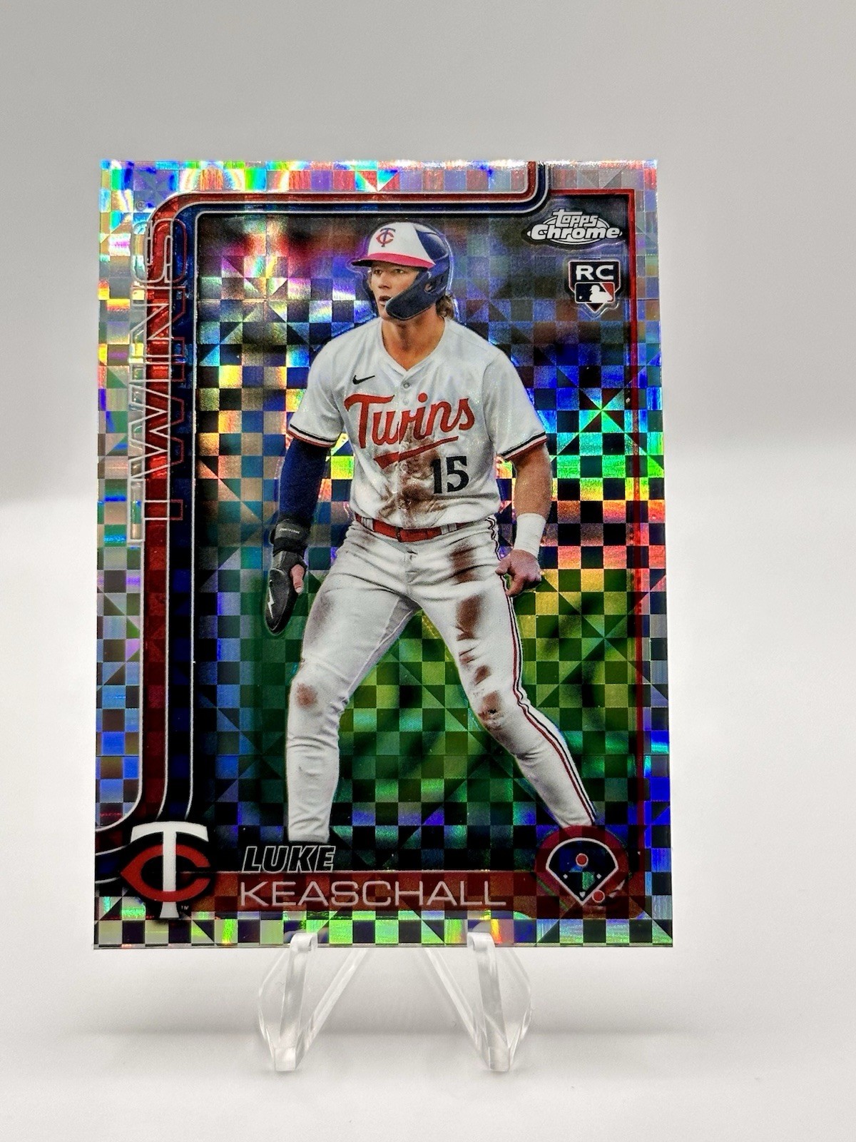 2025 Topps Chrome Update - Luke Keaschall Rookie Xfractor #USC106