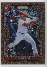 2021 Panini Prizm Bronze Donut Circle 37/40 Luis Garcia V #57 0hk3