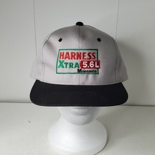 Monsanto Harness Xtra 5.6L Snapback Hat Men's Gray Black Vintage Logo