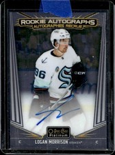 2024-25 O-Pee-Chee Platinum Logan Morrison Auto Autograph RC #R-LM Kraken Rookie