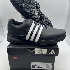 Adidas Men's Tour360 24 Boost Golf Shoes Size 9 IF0246 Black/White/Black