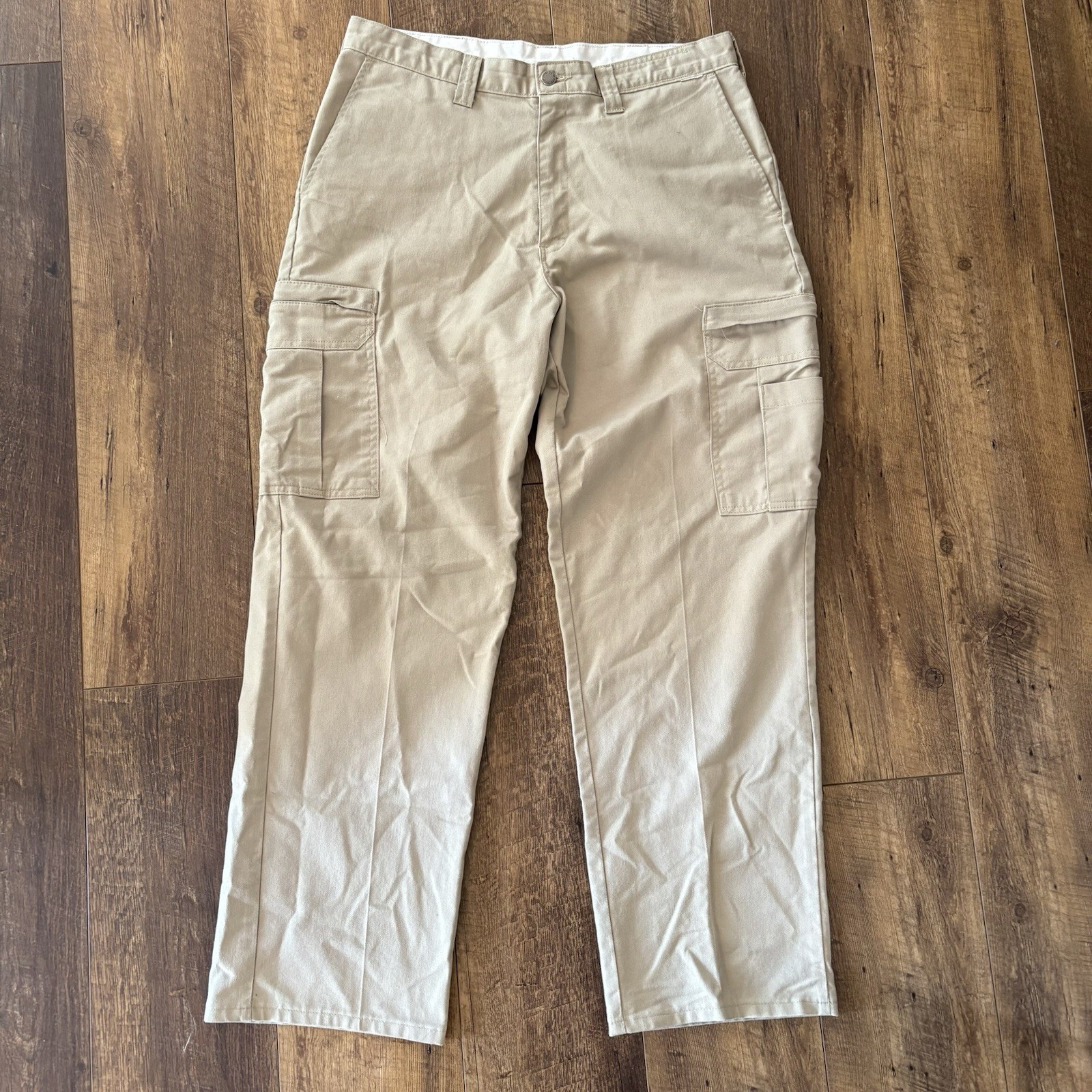Dickies Flex Cargo Relax Fit Men's Work Pants Tan Size 36