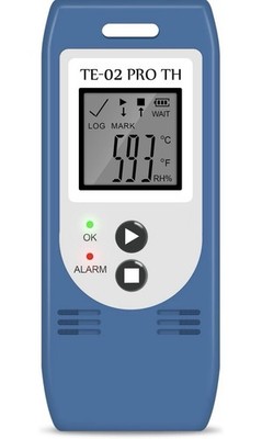 ThermElc TE-02 Pro TH: USB-Datenlogger zur sicheren Temperatur- & Feuchtigkeitsverfolgung