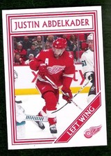 JUSTIN ABDELKADER DETROIT RED WINGS CUSTOM MADE HOCKEY FRIDGE MAGNET!!