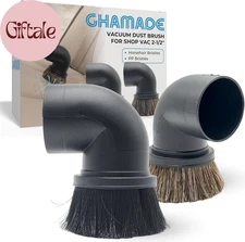 Plastic & Horse Hair Vacuum Dust Brushes for Shop Vac 2-1/4'' Hose - 2-1/4 Inch 