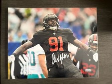 Alex Wright Cleveland Browns Autograph 11x14 Photo with COA (Prime Time)