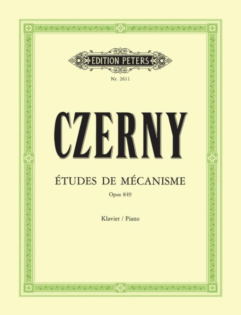 Preliminary School of Velocity Op. 849 for Piano 30 Etudes de by Carl Czerny