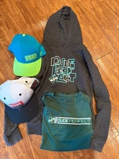 Dude Perfect Youth Boys Hats and Hoodie Shirt Sweatshirt and Dri Fit T-shirt 