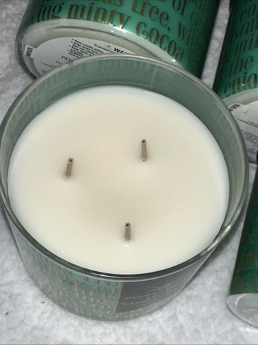 bath and body works (4 Pack) PEPPERMINT HOT CHOCOLATE 3 Wick Candle 14.5 Oz New! - Picture 19 of 19