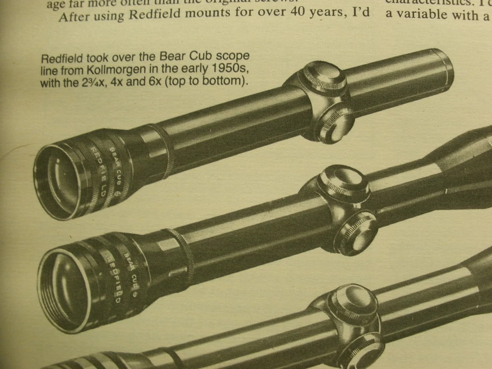 matched 1950's All REDFIELD 4X Scope, Mount & Ring set for WINCHESTER model 70 - Image 2 of 4