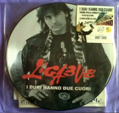 LUCIANO LIGABUE - DIE HARTEN HABEN ZWEI HERZEN - UND BAR MARIO - VINYL 7'' + CD