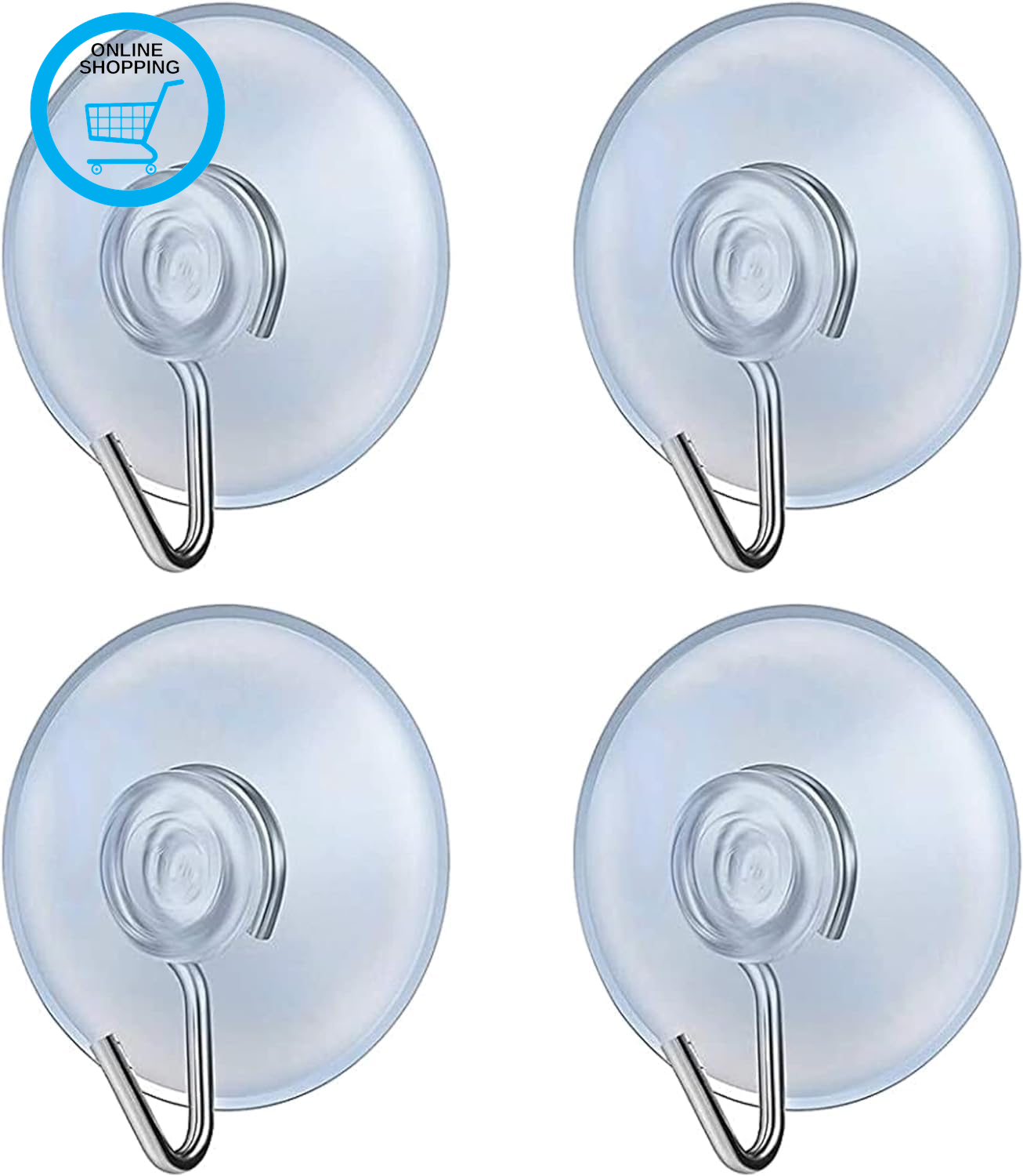 Suction Cup Hooks Clear PVC Sucker Pads 30Mm Kitchen Wall Hangers Window Sucker