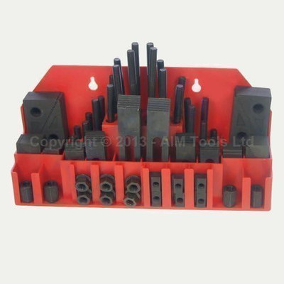 KATSU 58-teiliges Fräsen Spannsatz M10 Metrisch Engineering Präzision Universal T-Sl