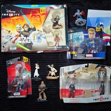 Disney Infinity Lot - Boxed Toys Plus Lose Vinyl Toy Action Figures Toys Bundle