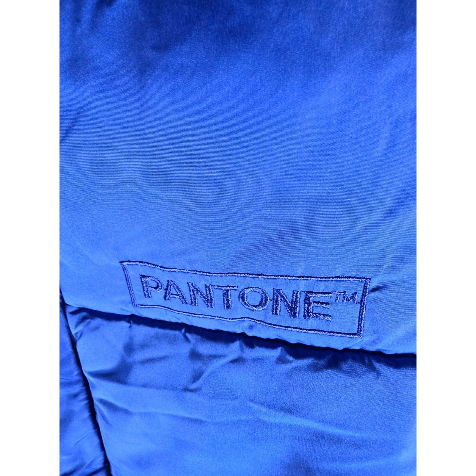Forever 21 Men x Pantone Blue Puffer Jacket Quilted Full Zip Coat Large - product detail image 3