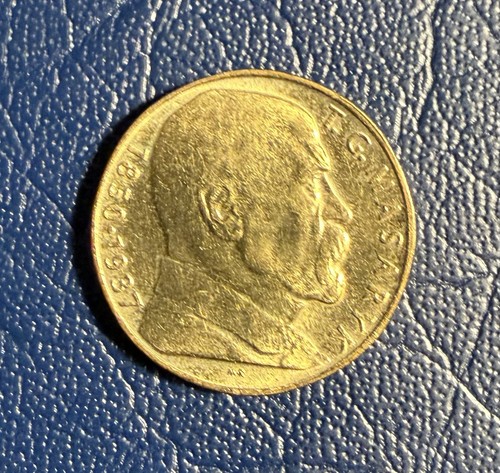 1993 Czech Republic 10 Kcs Coin * featuring 1850-1937 Tomáš Garrigue Masaryk *