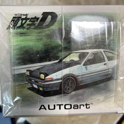 AUTOart 1/18 Scale Toyota Sprinter Trueno AE86 Initial D Project D