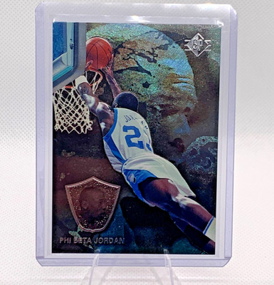 Michael Jordan 1998 Upper Deck SP Top Prospects Phi Beta Jordan #J13 Tar Heels