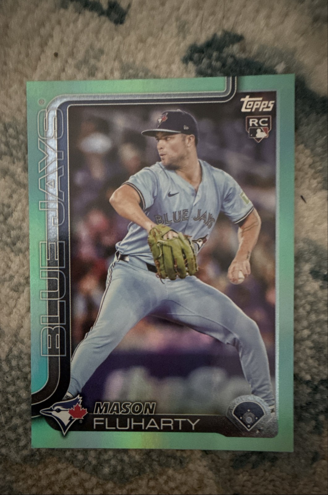 2025 Topps Update Series - Mason Fluharty #US138 Rainbow Foil (RC)