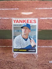 2013 Topps Heritage - #151 Brett Gardner - New York Yankees 