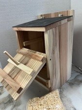 Large Handmade Owl House, Cedar Wood, Screech  Barn Owl Nesting Box, Easy Assem