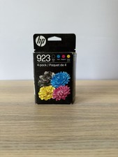 HP 923 4 Pack Standard Capacity Ink Cartridges Black/Cyan/Magenta/Yellow Exp '26