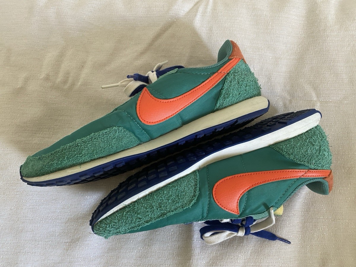 Nike Waffle Trainer 2 First Use Green Noise Sneakers Men's Size