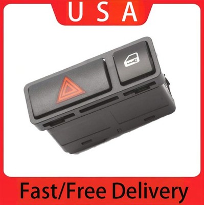 Hazard Warning Door Lock Locking Switch For 2001-2006 BMW 325CI 330CI M3 HZS221