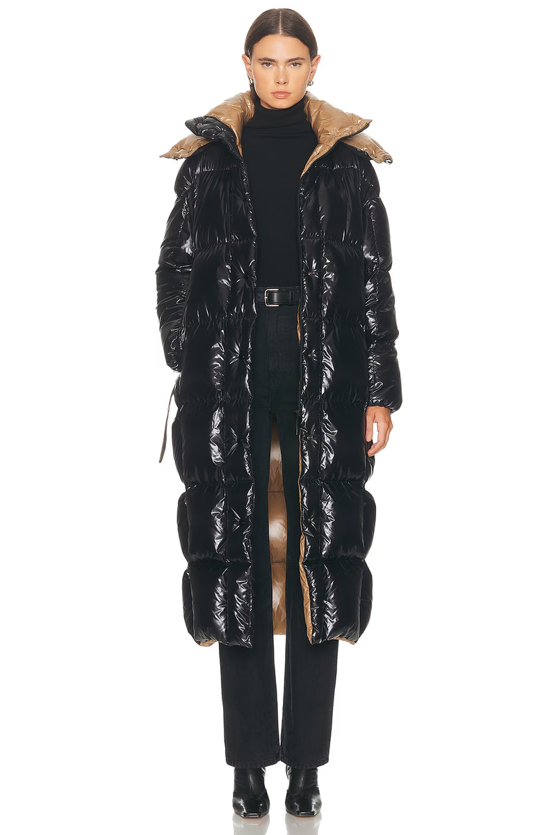 NEW, Moncler Parnaiba Hooded Long Down Jacket SZ 5 #DC493 | eBay
