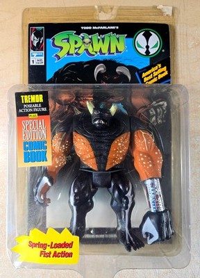 TODD MCFARLANE EARLY SPAWN FIGURES NEW IN BOX!  also HELLSPONT WILDCATS!! IMAGE
