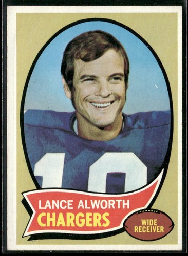 Lance Alworth #240 1970 Topps card