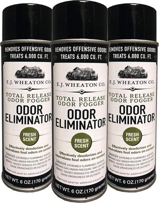 E.J. Wheaton Odor Eliminator, Total Release Fogger, 3 Pack, Effectively... 