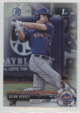 2017 Bowman Draft Chrome Refractor Quinn Brodey #BDC-24 0g4