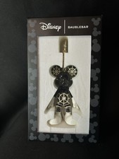 Disney Baublebar BAG CHARM Mickey Mouse Halloween SPIDER WEB Black Keychain