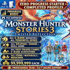 Monster Hunter Stories 3 PS5/Steam Money, Materials, Items, Weapons  Armor